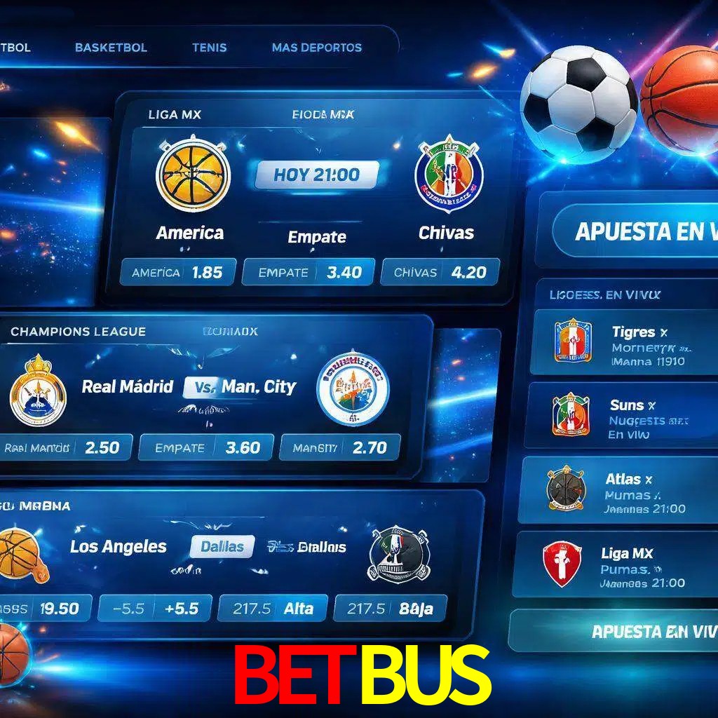 Mercados de apuestas deportivas BETBUS para jugadores en México